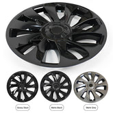 Model 3 calotas de roda estilo performance - calota de roda estilo Uberturbine de 18" (4 peças) para Tesla